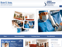 Tablet Screenshot of alvaroarana.com